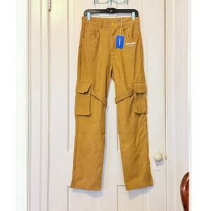 New SixthJune Men's Tan Cargo Buckle Pants 30x32
